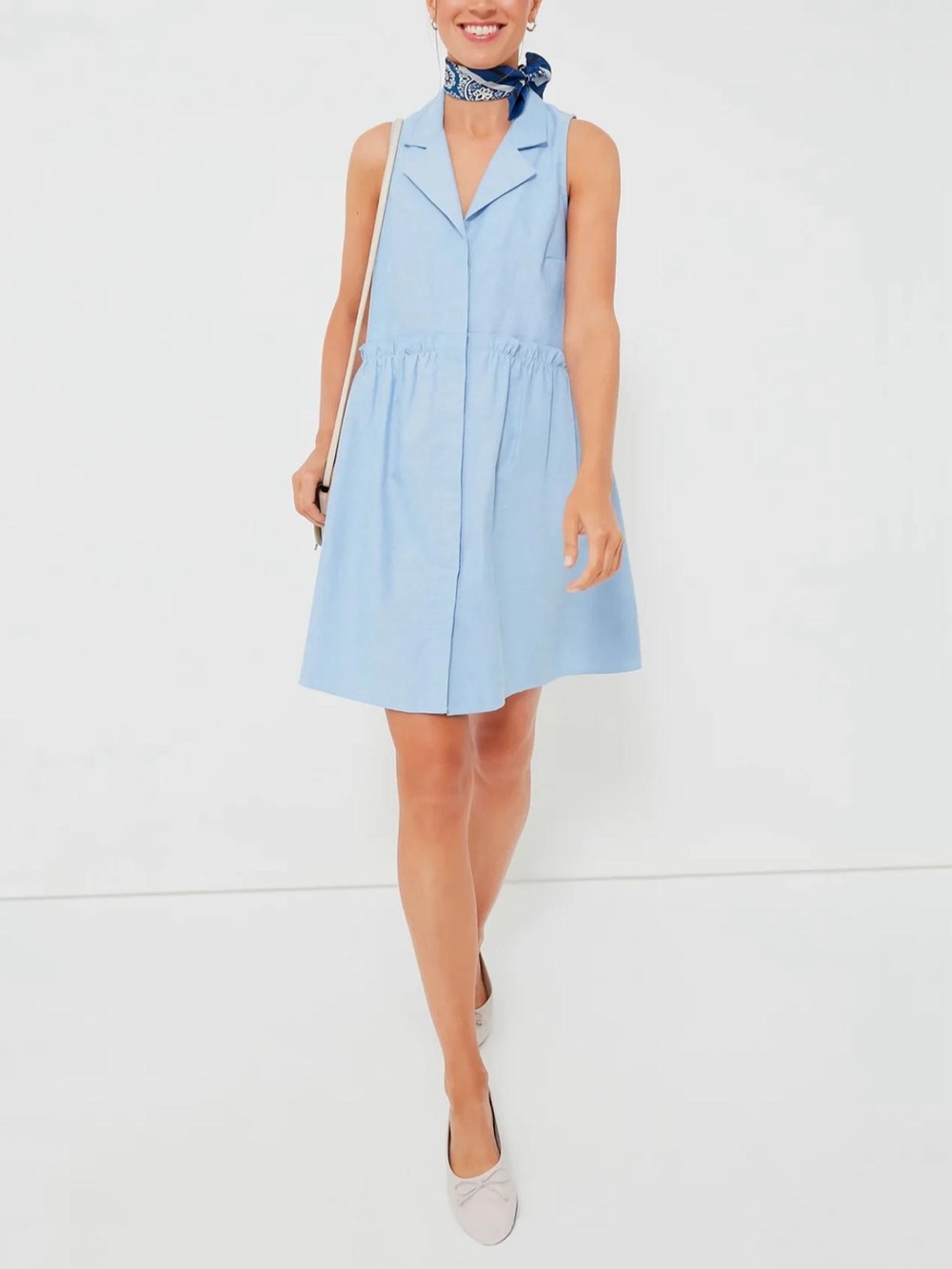 Tuckernuck Light Blue Oxford Royal Shirt Dress